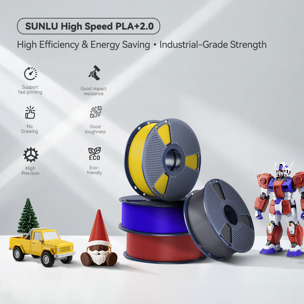 [MOQ: 6KG] High Speed PLA+ 2.0(HSPLA Plus 2.0), High Speed 3D Printer Filament 1KG - Image 2